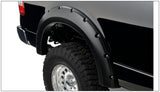 Bushwacker 20054-02 Pocket/Rivet Style Fender Flares Black Smooth Finish 2-Piece Rear