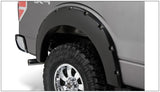 Bushwacker 20080-02 Pocket/Rivet Style Fender Flares Black Smooth Finish 2-Piece Rear