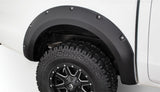 Bushwacker 20090-02 Pocket/Rivet Style Fender Flares Black Smooth Finish 2-Piece Rear