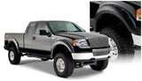 Bushwacker 20916-02 Pocket/Rivet Style Fender Flares Black Smooth Finish 4-Piece Set