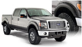 Bushwacker 20929-02 Pocket/Rivet Style Fender Flares Black Smooth Finish 4-Piece Set