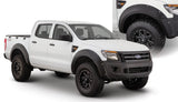 Bushwacker 20934-02 Pocket/Rivet Style Fender Flares Black Smooth Finish 4-Piece Set