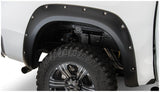 Bushwacker 30024-02 Pocket/Rivet Style Fender Flares Black Smooth Finish 2-Piece Rear