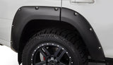 Bushwacker 30046-02 Pocket/Rivet Style Fender Flares Black Smooth Finish 2-Piece Rear