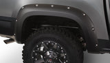Bushwacker 40138-02 Pocket/Rivet Style Fender Flares Black Smooth Finish 2-Piece Rear