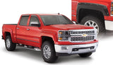 Bushwacker 40948-02 Pocket/Rivet Style Fender Flares Black Smooth Finish 4-Piece Set