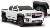 Bushwacker 40974-02 Pocket/Rivet Style Fender Flares Black Smooth Finish 4-Piece Set
