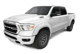 Bushwacker 50915-15 Fender Flares Pocket Style-Color Bright White Clear Coat Smooth Finish 4 Pc