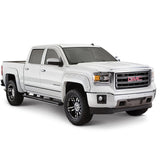 Bushwacker 50919-85 Fender Flares Pocket Style-Color Brilliant Blck Crystl Prlct Smooth Finish 4 Pc