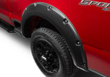 Bushwacker 20146-02 Pocket/Rivet Style Fender Flares Black Smooth Finish 2-Piece Rear