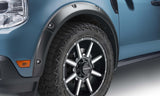 Bushwacker 20139-02 Pocket/Rivet Style Fender Flares Black Smooth Finish 2-Piece Front