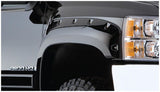 Bushwacker 20013-11 Cut-Out Fender Flares Black Smooth Finish 2-Piece Front