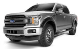 Bushwacker 20945-02 Pocket/Rivet Style Fender Flares Black Smooth Finish 4-Piece Set