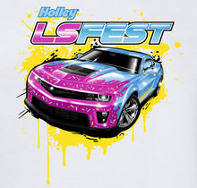 Load image into Gallery viewer, Bin 3 - Youth LS Fest Sweet Speed Tee Art.jpg