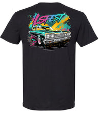 Load image into Gallery viewer, Bin 7 - Adult LS Fest Low Rider Rock Tee Back.jpg