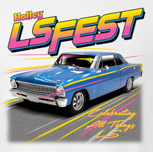 Load image into Gallery viewer, Bin 8 - Adult LS Fest Retro Ride Tee Art.jpg