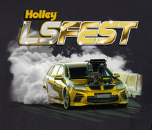 Load image into Gallery viewer, Bin 9 - Adult LS Fest Golden Burnout Back Art.jpg