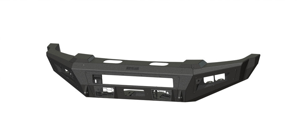 A2 Front Bumper Base For 2023-2026 Ford F550 Superduty ACC Compatible Sensor Cutouts Bare Metal  Fits 450/550 Factory Fenders Bodyguard Bumpers