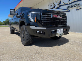 A2 Front Bumper Base For 2024-2026 Sierra 2500/3500 HD Sensor Cutouts Bare Metal Bodyguard Bumpers