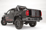 Fab Fours CC15-W3350-1 Premium Rear Bumper; 2 Stage Black Powder Coated;