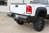 Fab Fours CH14-U3050-1 Elite Rear Bumper; 2 Stage Black Powder Coated;