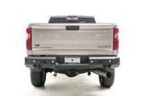 Fab Fours CH20-W4951-1 Premium Rear Bumper;  2 Stage Black Powder Coat;