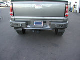 Fab Fours CH99-W1250-B Heavy Duty Rear Bumper; Uncoated/Paintable; Incl. 0.75 in. D-Ring Mount; [AWSL];