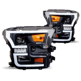 Winjet CHRNG0427-B-SQ RENEGADE Projector Headlights-BLACK