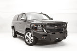 Fab Fours CS15-F3550-B Premium Winch Front Bumper; Uncoated/Paintable; w/Full Grill Guard; [AWSL];