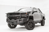 Fab Fours CS16-F3850-B Premium Winch Front Bumper; Uncoated/Paintable; w/Full Guard; w/Sensors; [AWSL];