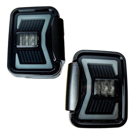 Winjet CTRNG0668-BS-SQ RENEGADE LED SEQUENTIAL TAIL LIGHTS-BLACK SMOKE