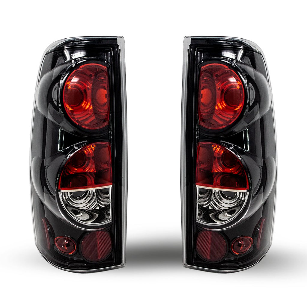 Winjet CTWJ-0004-GBC ALTEZZA TAIL LIGHTS-GLOSS BLACK / CLEAR