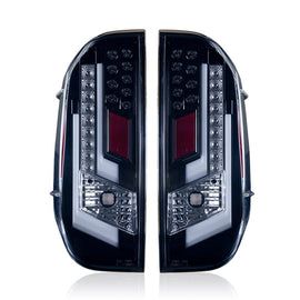 Winjet CTWJ-0377-GBC TAIL LIGHTS-GLOSS BLACK / CLEAR