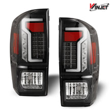 Load image into Gallery viewer, Winjet CTWJ-0466-GBC LED TAIL LIGHTS-GLOSS BLACK / CLEAR