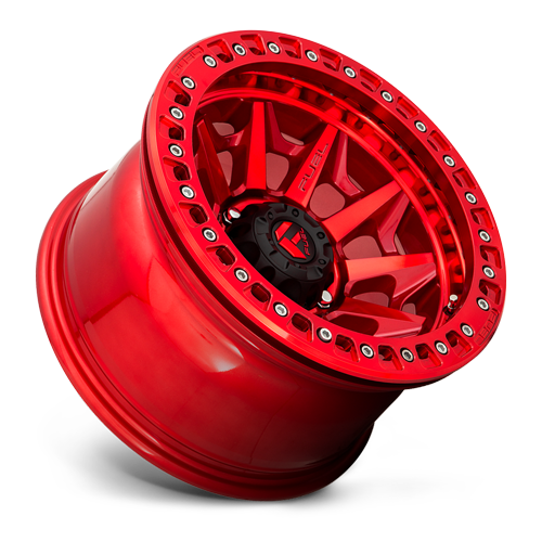 Aluminum Wheels 17X9 Covert Beadlock D113 6 On 139.7 Candy Red 106.1 Bore -15 Offset Multi Spoke Fuel Off Road Wheels