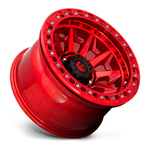 Load image into Gallery viewer, Aluminum Wheels 17X9 Covert Beadlock D113 6 On 139.7 Candy Red 106.1 Bore -15 Offset Multi Spoke Fuel Off Road Wheels