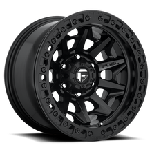 Load image into Gallery viewer, Aluminum Wheels 17X9 Covert Beadlock D114 5 On 150 Matte Black 110.1 Bore -15 Offset Multi Spoke Fuel Off Road Wheels