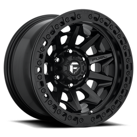 Aluminum Wheels 17X9 Covert Beadlock D114 5 On 150 Matte Black 110.1 Bore -15 Offset Multi Spoke Fuel Off Road Wheels