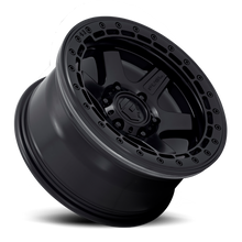 Load image into Gallery viewer, Aluminum Wheels 17X8.5 Block Beadlock D122 5 On 150 Matte Black Matte Black Ring 110.2 Bore 20 Offset 6 Spoke Fuel Off Road Wheels