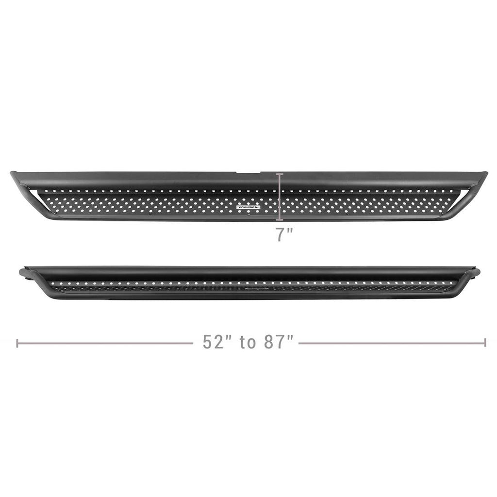 Go Rhino D14030T Drop down, full length step design is ideal for lifted vehicles or larger tires