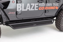 Load image into Gallery viewer, Go Rhino D14180T Drop down, full length step design is ideal for lifted vehicles or larger tires