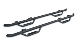 Go Rhino D20073T Drop down hoop step design is ideal for lifted vehicles or larger tires