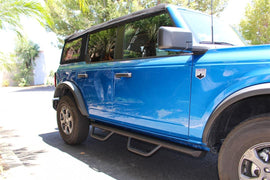Go Rhino D224129T Dominator Xtreme D2 Side Steps with Rocker Panel Mounting Bracket Kit