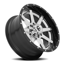 Load image into Gallery viewer, Aluminum Wheels 20X12 Maverick D260 8 On 165.1 Chrome/Gloss Black Lip 125.2 Bore -44 Offset Fuel Off Road Wheels
