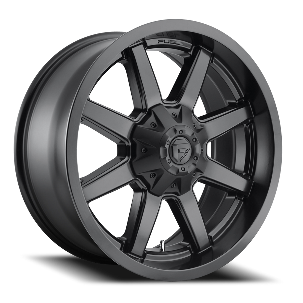 Aluminum Wheels 20X10 Maverick D436 8 On 170 Satin Black 125.1 Bore -18 Offset 8 Spoke Fuel Off Road Wheels