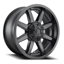 Load image into Gallery viewer, Aluminum Wheels 20X10 Maverick D436 8 On 170 Satin Black 125.1 Bore -18 Offset 8 Spoke Fuel Off Road Wheels