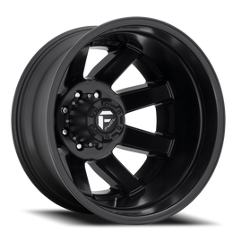 Dually Wheels 20X8.3 Maverick Dually D436 8 On 165.1 Matte Black 121.5 Bore -240 Offset 7 Spoke Outer Dually Fuel Off Road Wheels