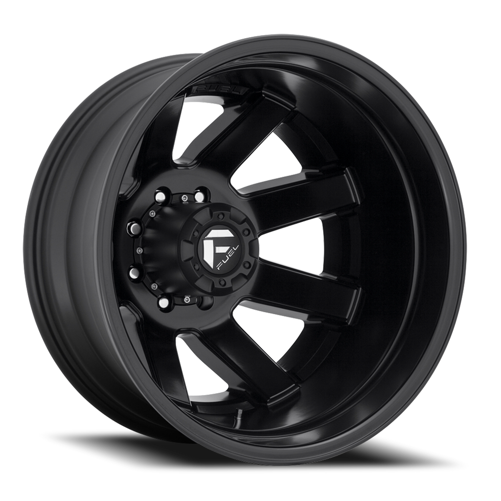 Dually Wheels 20X8.3 Maverick Dually D436 8 On 210 Matte Black 154.3 Bore -221 Offset 7 Spoke Outer Dually Fuel Off Road Wheels