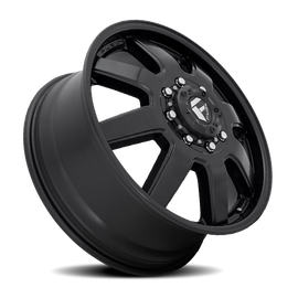 Dually Wheels 20X8.3 Maverick Dually D436 8 On 210 Matte Black 154.3 Bore 122 Offset 7 Spoke Front Dually Fuel Off Road Wheels