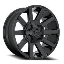 Load image into Gallery viewer, Aluminum Wheels 20X9 Contra D437 8 On 170 Matte Black 125.1 Bore 1 Offset 8 Spoke Fuel Off Road Wheels